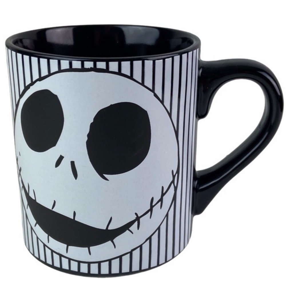 Disney The Nightmare Before Christmas 14 oz Ceramic Coffee Mug Cup Black White